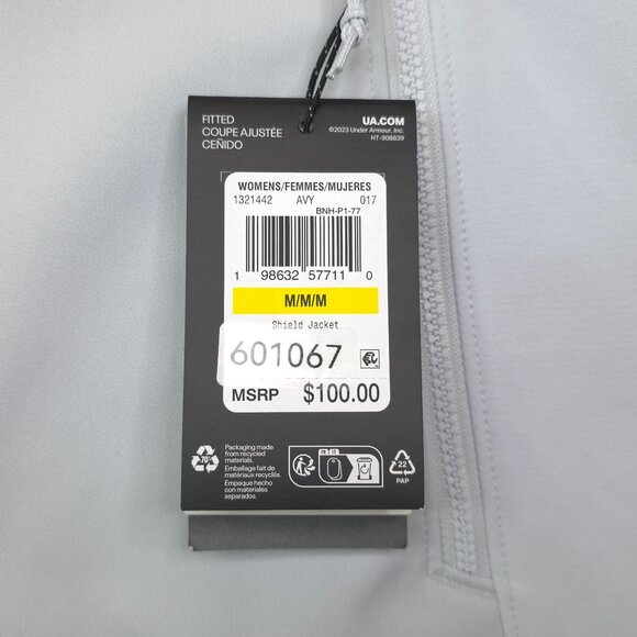 Under Armour Shield Jacket Infrared M Windproof Water-Repellent ColdGear Fitted - Picture 5 of 16